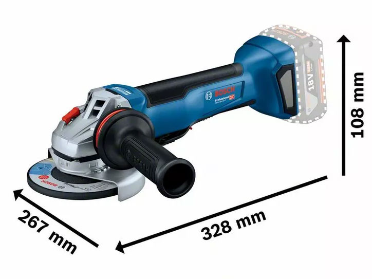 Máy mài góc Bosch GWS 18V-10P 06019J41K0 (solo chưa pin, sạc)