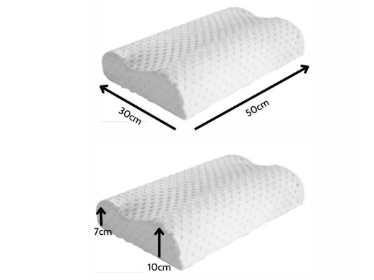 Gối cao su non Ruiton 30cm x 50cm