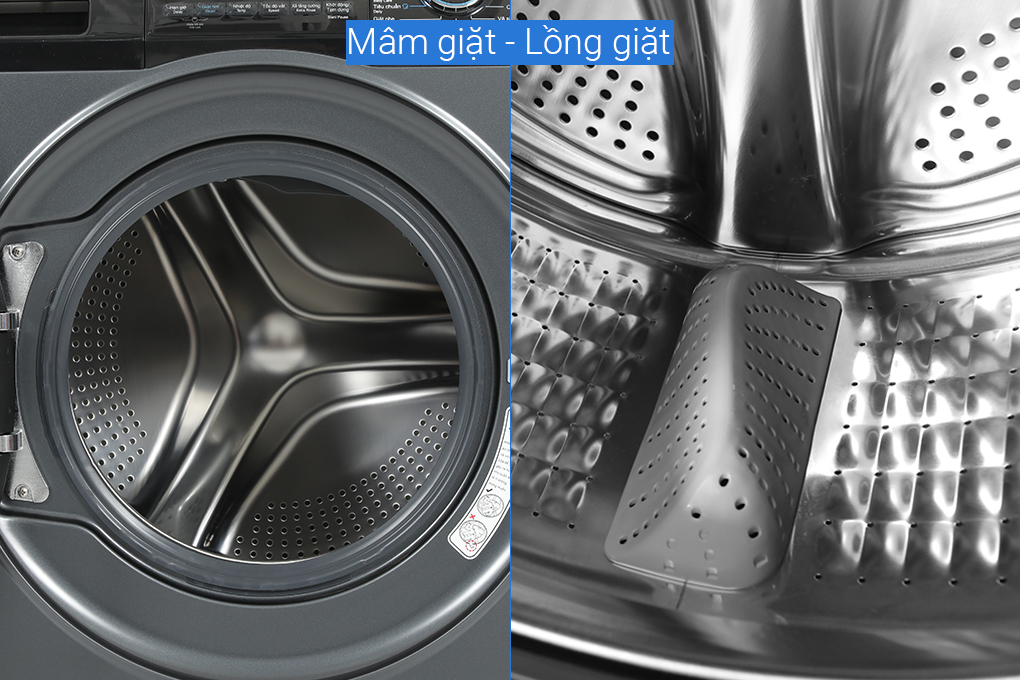 Máy giặt Aqua Inverter 8.5kg AQD-A852J BK