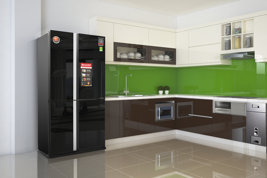 Tủ lạnh Sharp J-Tech Inverter SJ-FX688VG-BK 678 lít