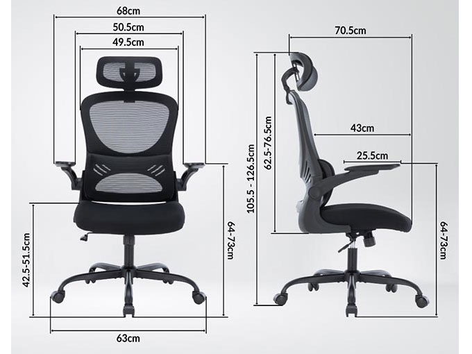 Ghế công thái học ergonomic Warrior Hero series WEC501