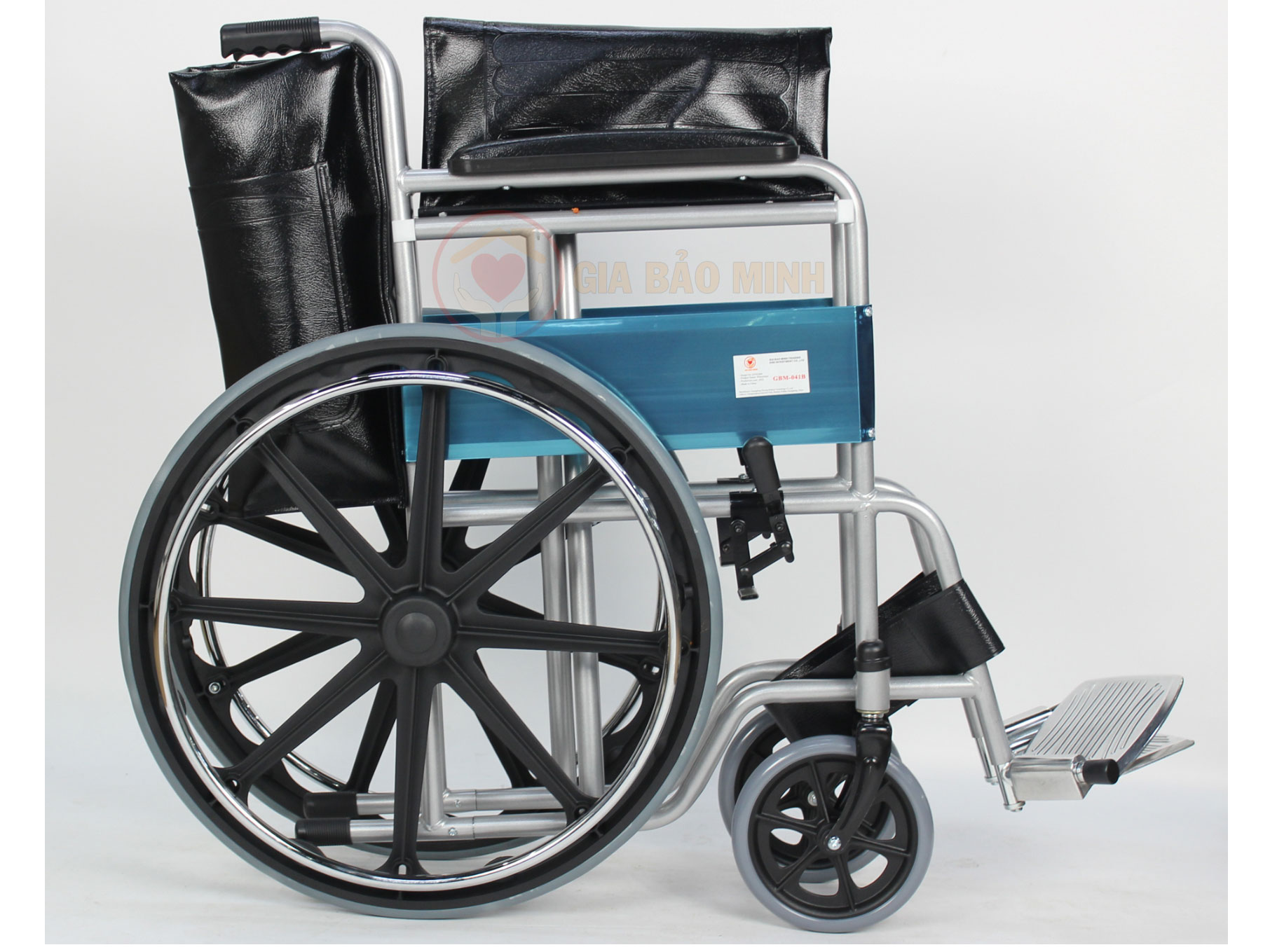 Xe lăn khung thép GBM-041B
