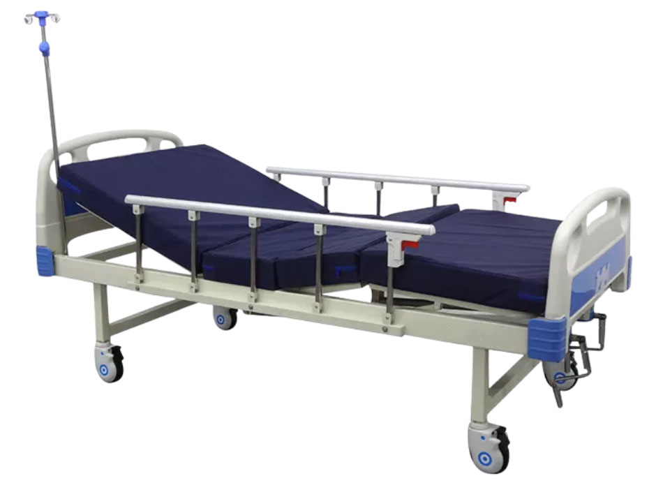 Giường y tế 2 tay quay Hachimed A02-I