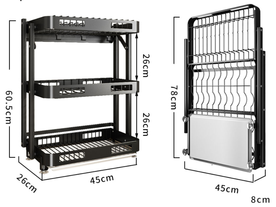 Kệ bát gấp gọn Winci K11