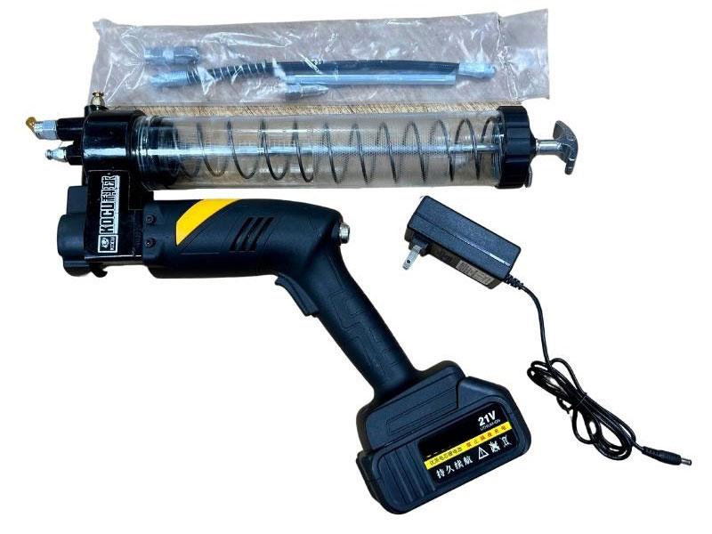 Súng bơm mỡ cầm tay dùng pin 21V Kocu GZ-D714 (600cc, 4.000Ah)