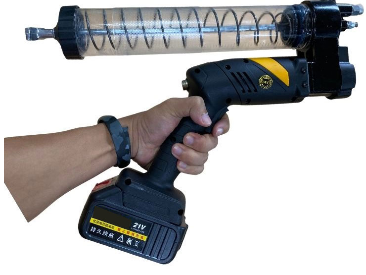 Súng bơm mỡ cầm tay dùng pin 21V Kocu GZ-D714 (600cc, 4.000Ah)