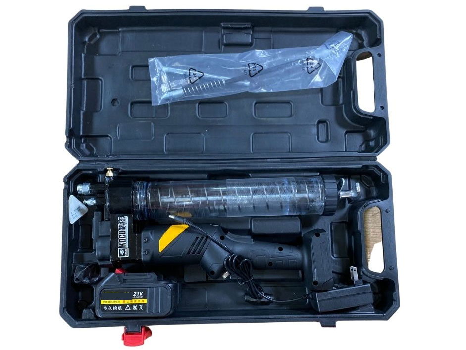 Súng bơm mỡ cầm tay dùng pin 21V Kocu GZ-D714 (600cc, 4.000Ah)