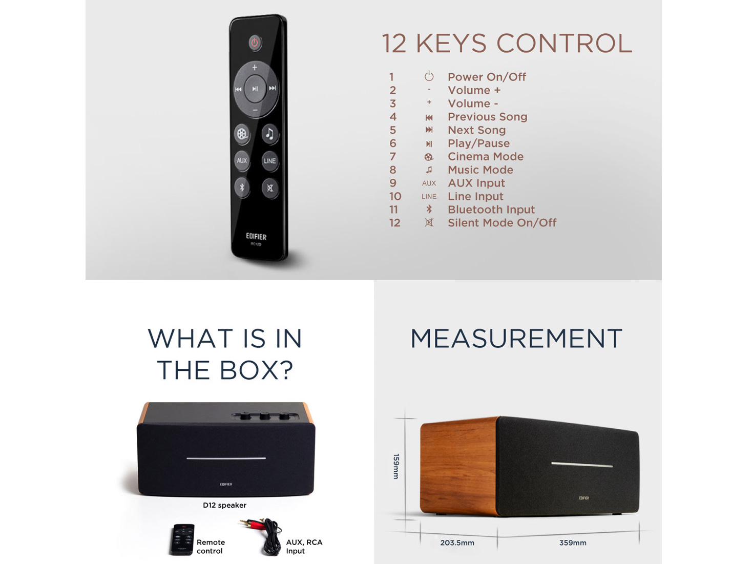 Loa Edifier D12 (CES 2021)