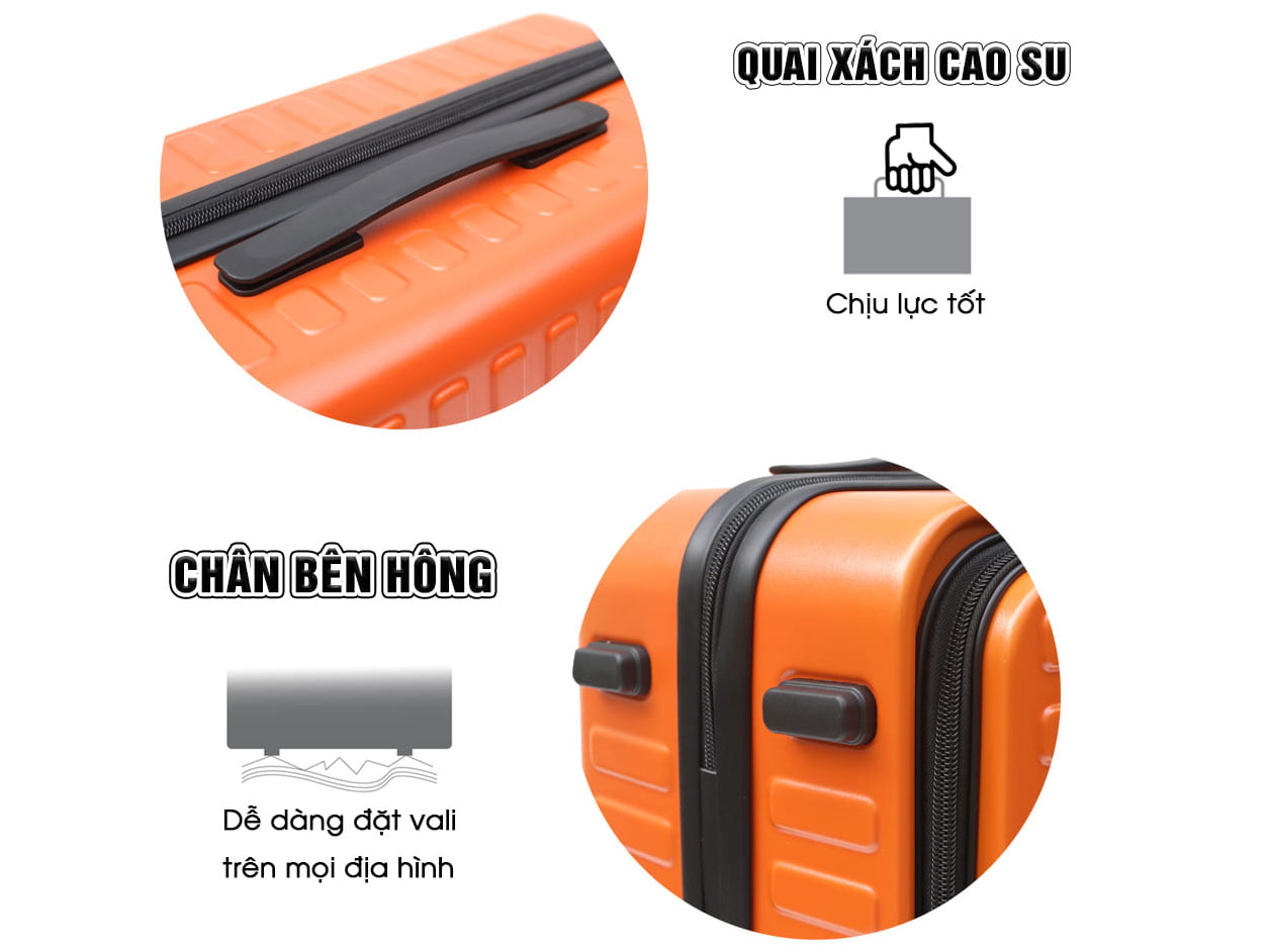 Vali nhựa kéo TRIP Lux99 size 20 inch