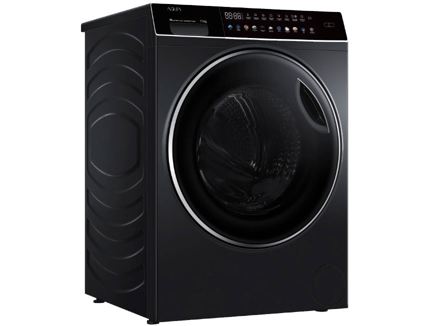 Máy giặt Aqua Inverter 11Kg AQD-DDW1100J.BK (tự động phân bổ nước giặt, xả)