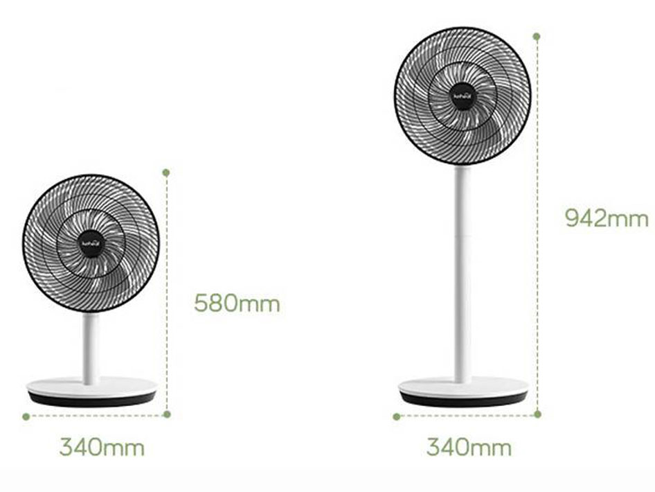 Quạt tích điện tuần hoàn không khí tạo ion âm Xiaomi F4 Keheal