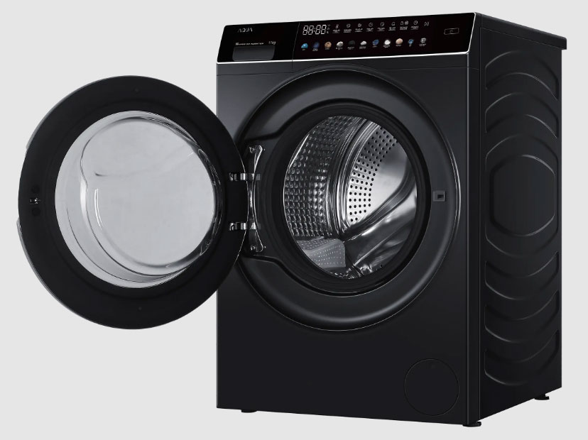 Máy giặt Aqua Inverter 11Kg AQD-DDW1100J.BK (tự động phân bổ nước giặt, xả)