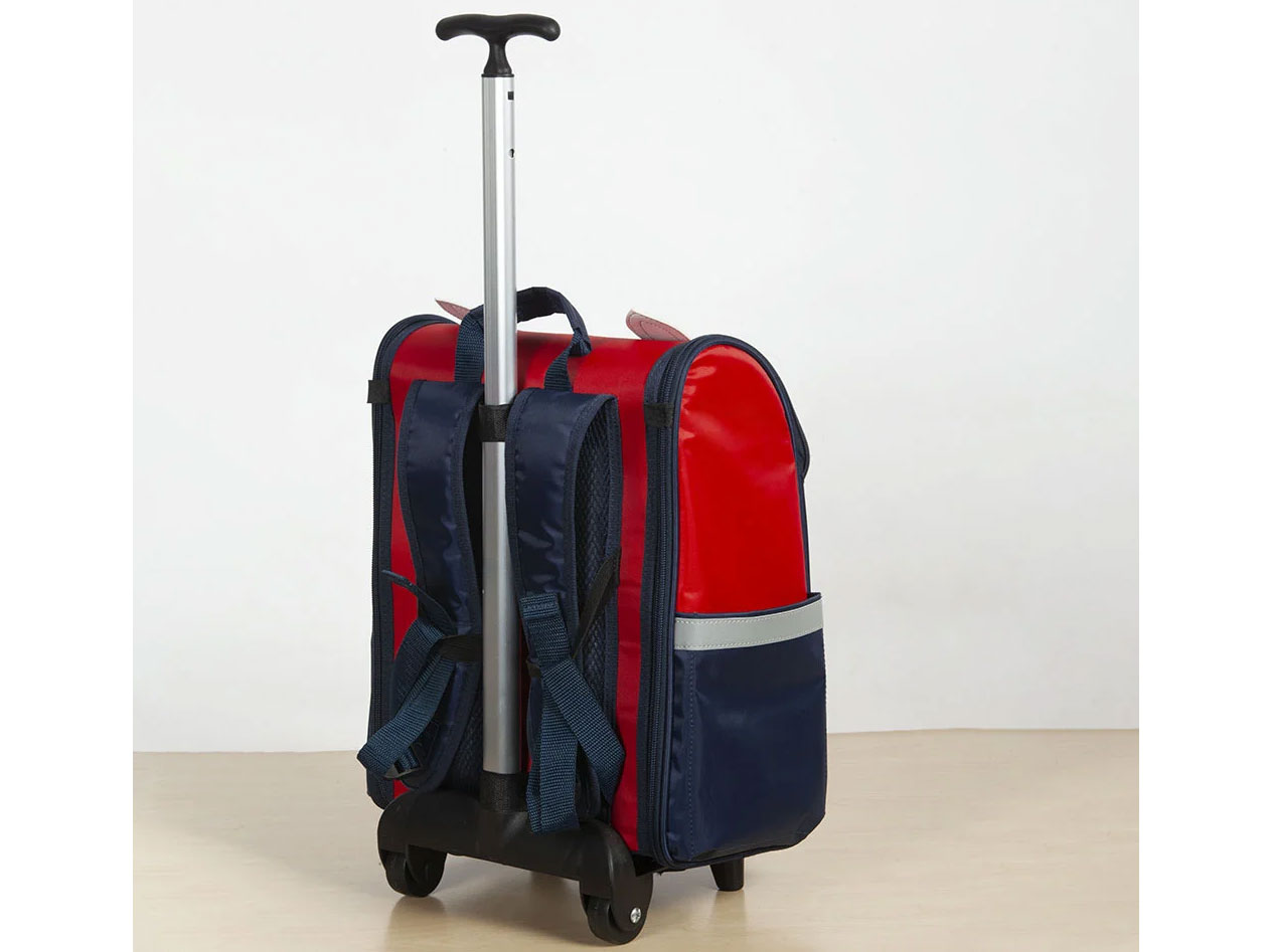 Cặp học sinh Tomi B23 có cần kéo (Xanh navy)