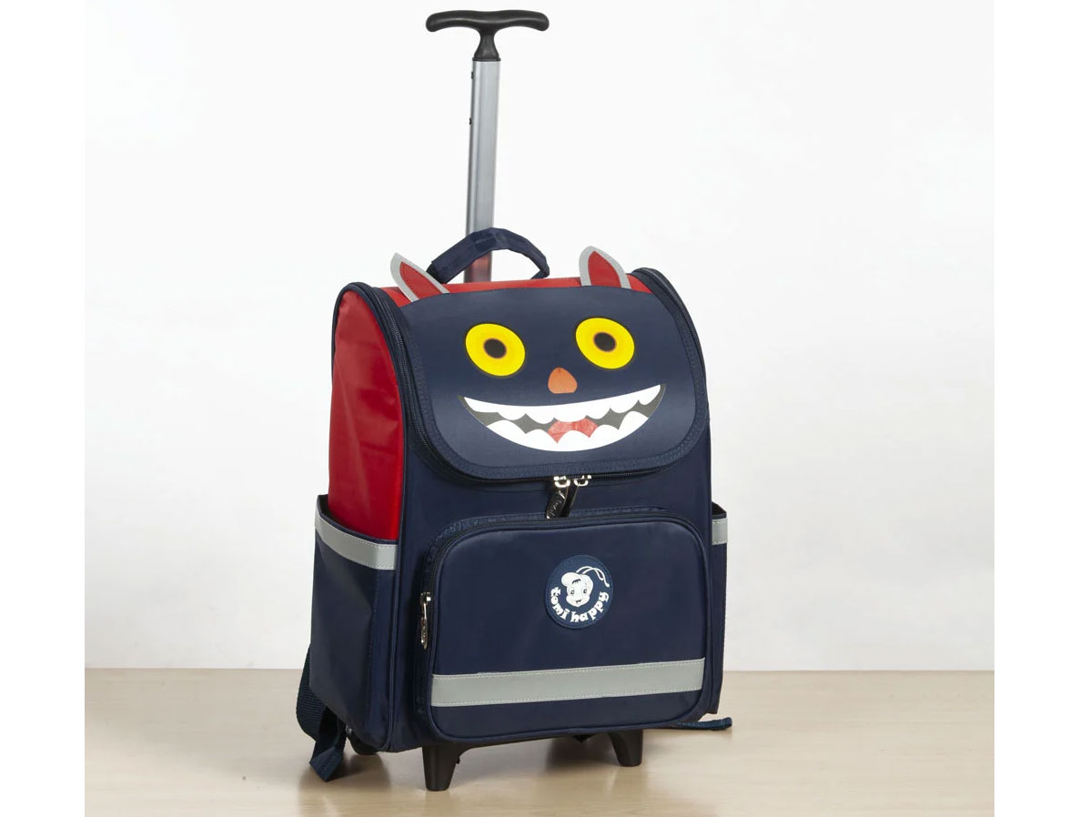 Cặp học sinh Tomi B23 có cần kéo (Xanh navy)