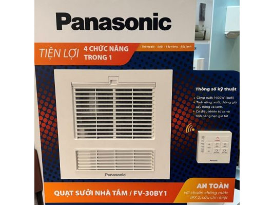Quạt sưởi thông gió Panasonic FV-30BY1 (lỗ chờ 26 x 28 cm)