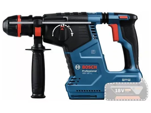 Máy khoan bê tông dùng pin 18V Bosch GBH 187-LI One Chuck Solo 0611923181 (chưa pin, sạc)