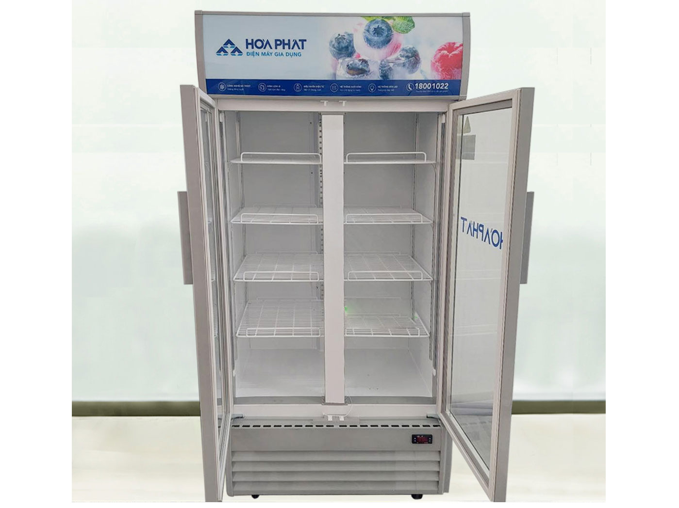 Tủ mát Hòa Phát 1 ngăn 2 cánh HSR D6526
