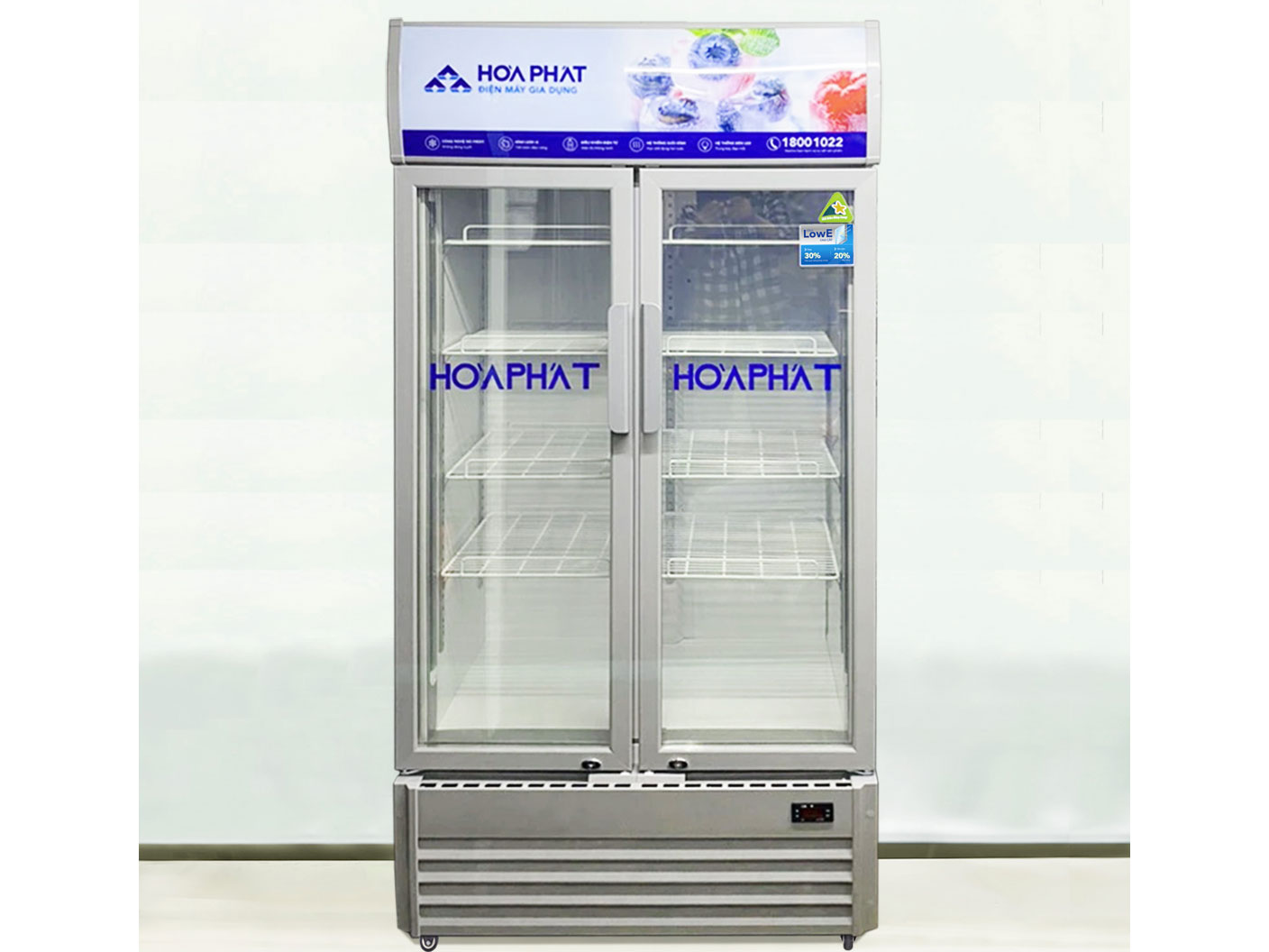 Tủ mát Hòa Phát 1 ngăn 2 cánh HSR D6526