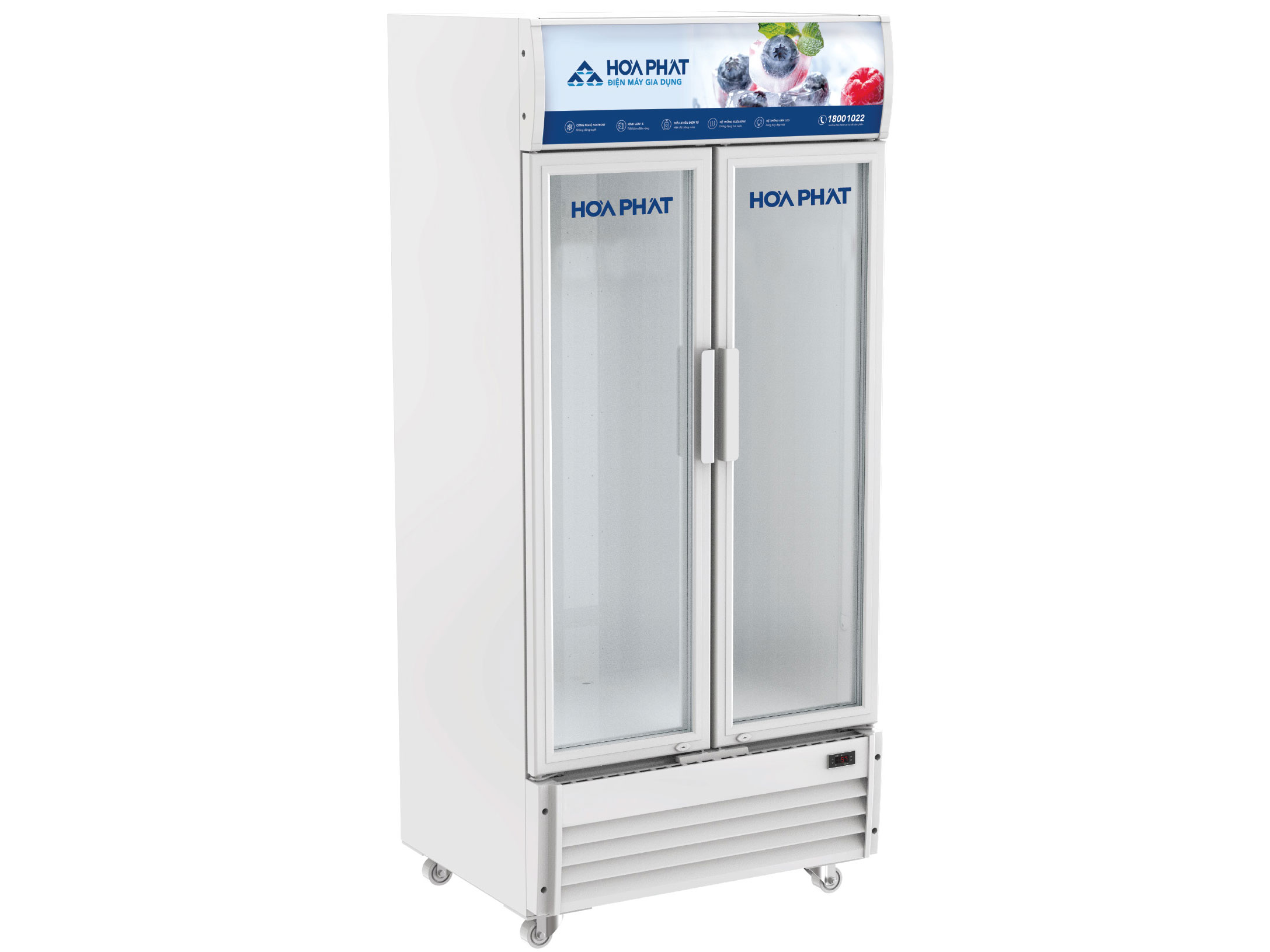Tủ mát Hòa Phát 1 ngăn 2 cánh HSR D6526