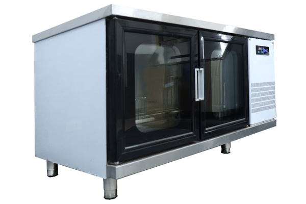 Tủ bàn lạnh cánh kính Fushima 1,5m quạt gió FSMDL-BLCKQ 1.5