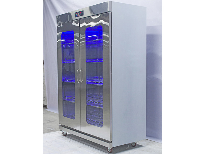 Tủ sấy bát cánh kính 1200L 2 lớp quạt gió FSMDLTSBQG-2CK2L