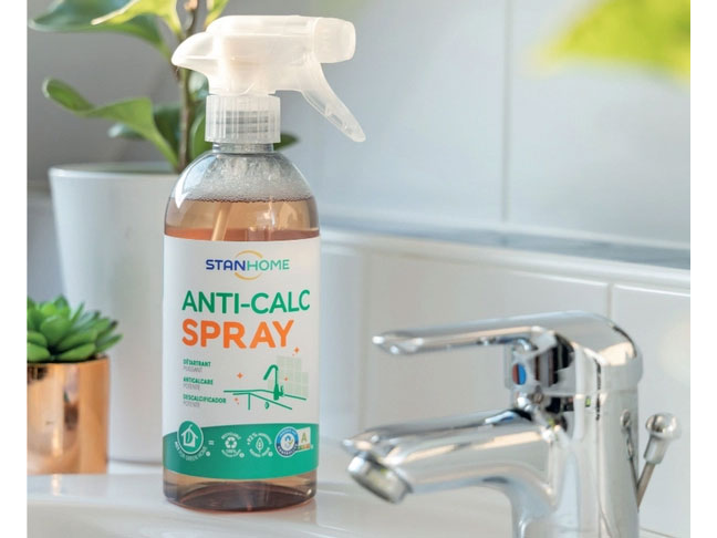 Siêu tẩy cặn canxi, nước cứng cho mọi bề mặt và thiết bị trong nhà Anti Calc Stanhome 500ml (có vòi xịt)