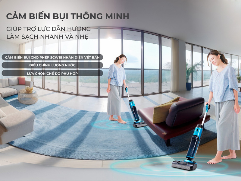 Máy hút bụi lau nhà thông minh U Ultty SCW18