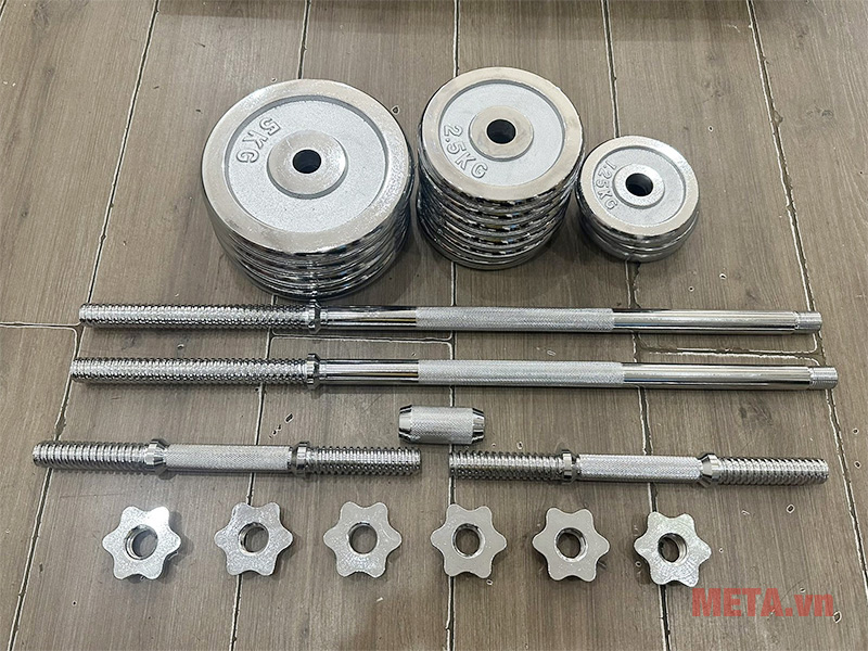 Tạ tay mạ Crôm BoFit hộp 50kg