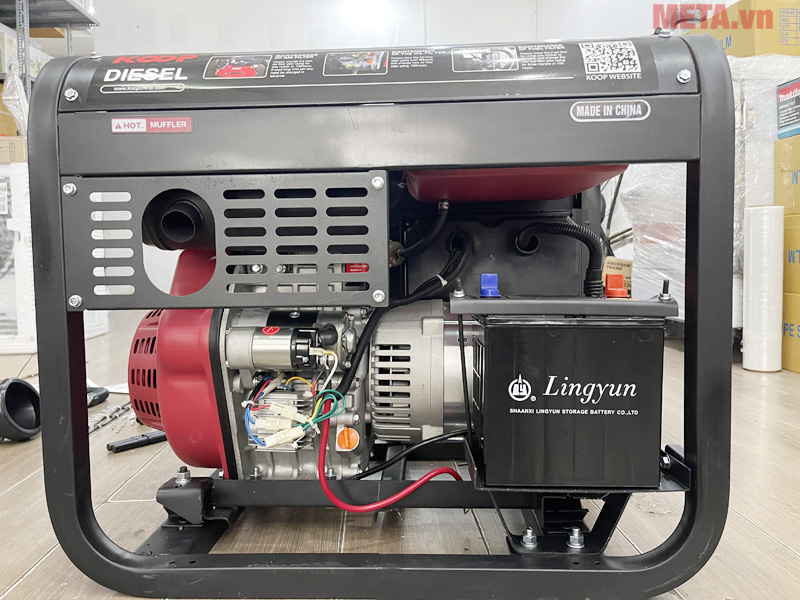 Máy phát điện chạy dầu 7KW Koop KDF9500XE - Đề nổ