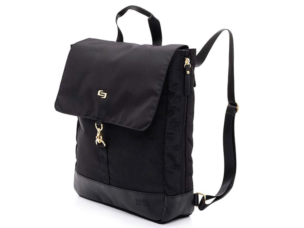 Solo Austin Hybrid 13.3 Inch Laptop Backpack Tote, Black並行輸入 Solo Austin Hybrid Tote EXE803 dành cho nữ