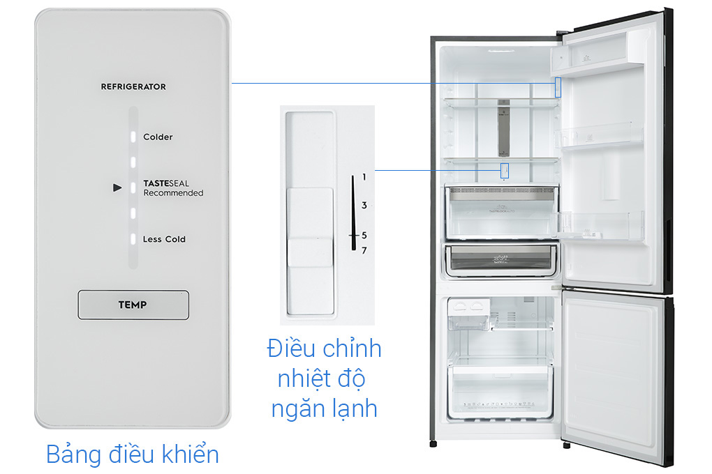 Tủ lạnh Electrolux Inverter EBB3702K-H 335 lít