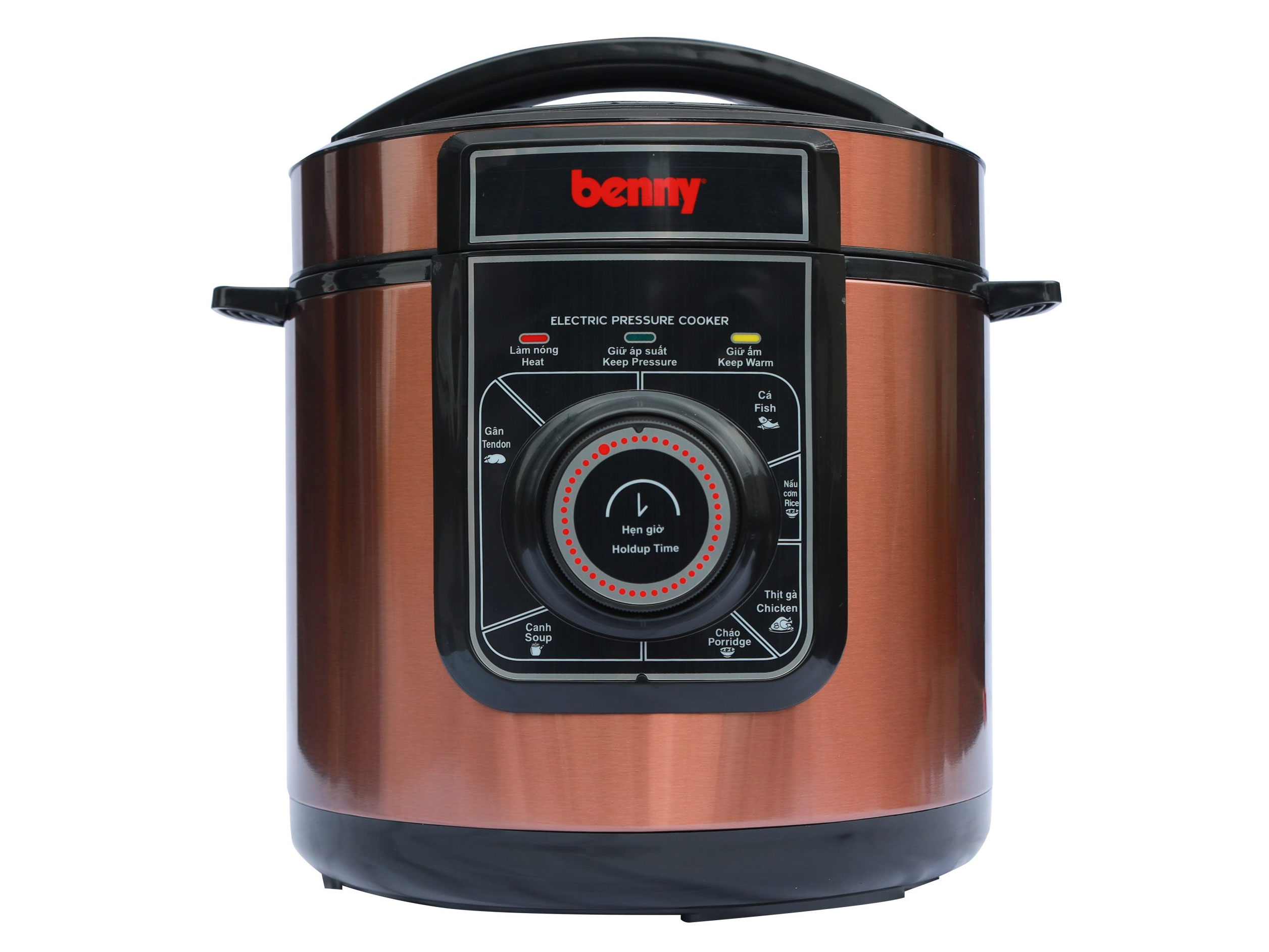 Nồi áp suất điện nắp rời, van xả cơ Benny BP-83