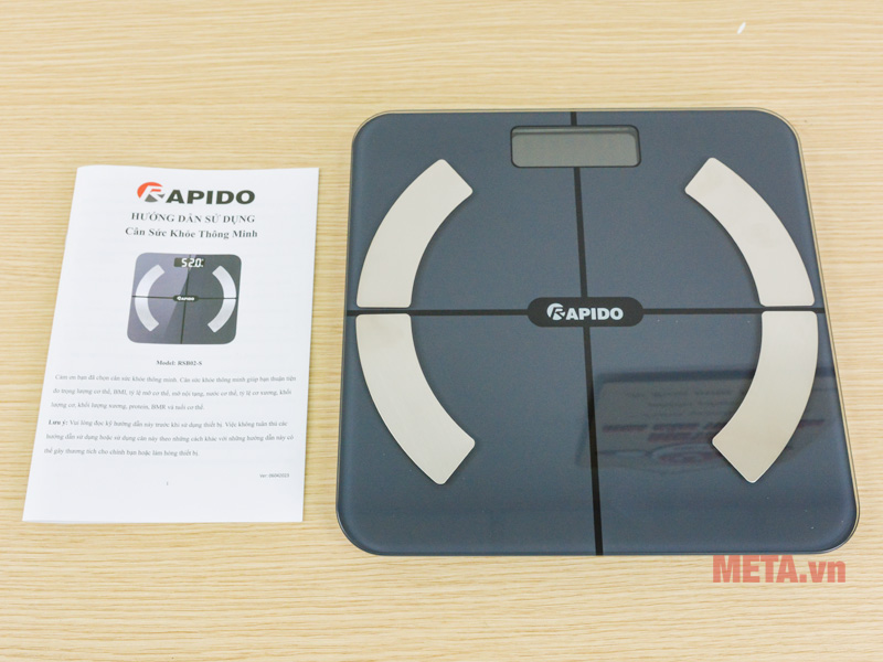 Cân sức khỏe thông minh Rapido RSB02-S (Có bluetooth)
