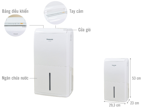 Máy hút ẩm Panasonic F-YCT10V (10 lít/ngày)