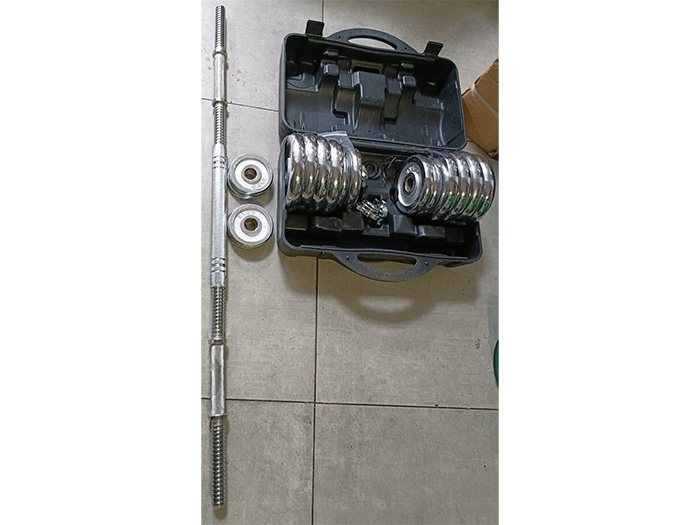 Tạ tay tháo lắp mạ Crôm BoFit (Hộp 30kg)