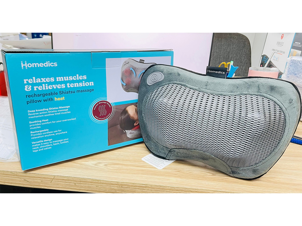 Gối massage 3D pin sạc Homedics SP-115H (SP-115HJ)