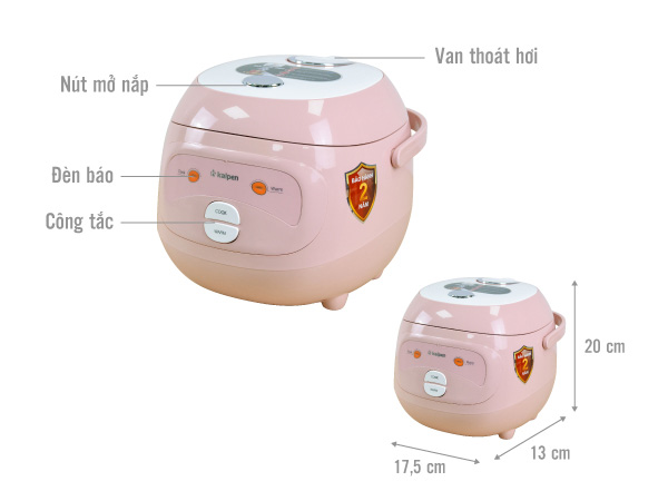 Nồi cơm điện Kalpen R1 - 1 lít