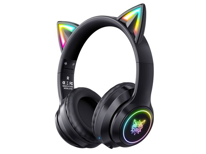 Tai nghe không dây Onikuma B90 RGB có tai mèo (Bluetooth 5.0 wireless)