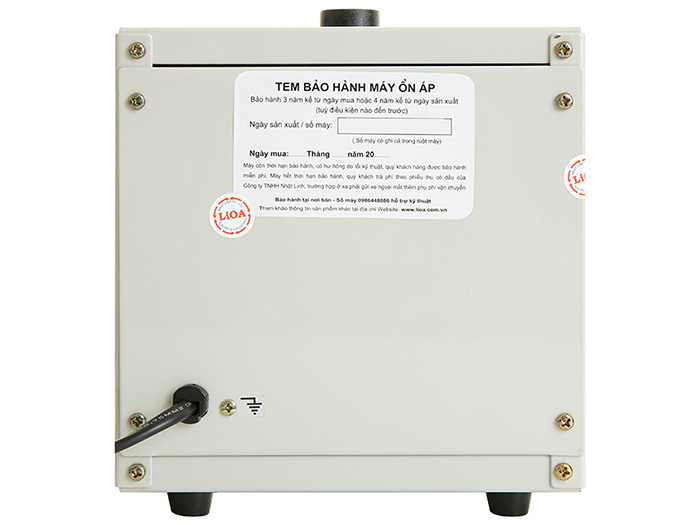 Ổn áp 1 pha Lioa 1KVA DRI 1000II (Dải điện áp đầu vào 90V - 250V)