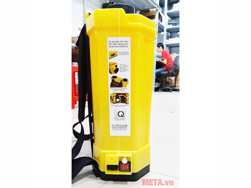 Bình đeo vai động cơ điện thông minh Dudaco E2001 (20 lít)