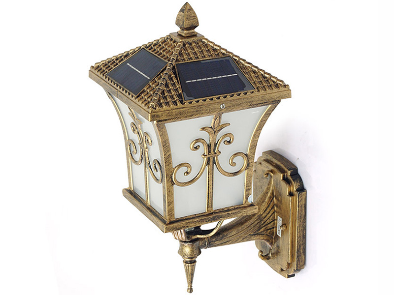 Đèn trụ cổng năng lượng mặt trời gắn liền tấm pin Suntek GT01 7W