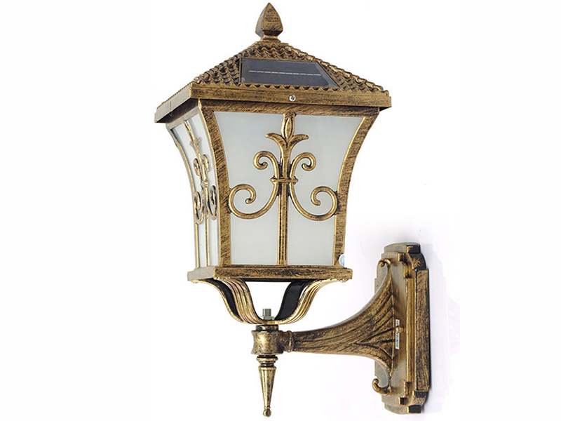 Đèn trụ cổng năng lượng mặt trời gắn liền tấm pin Suntek GT01 7W