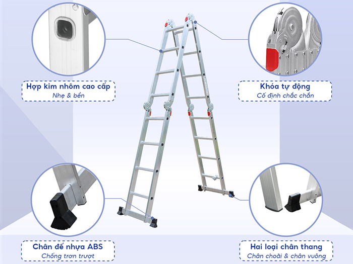 Thang nhôm đa năng Ameca AMC-M205 - META.vn