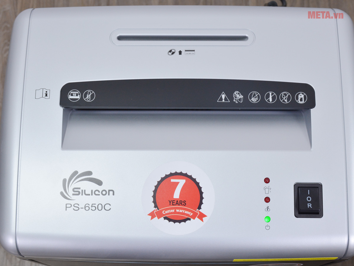 Máy hủy tài liệu Silicon PS-650C
