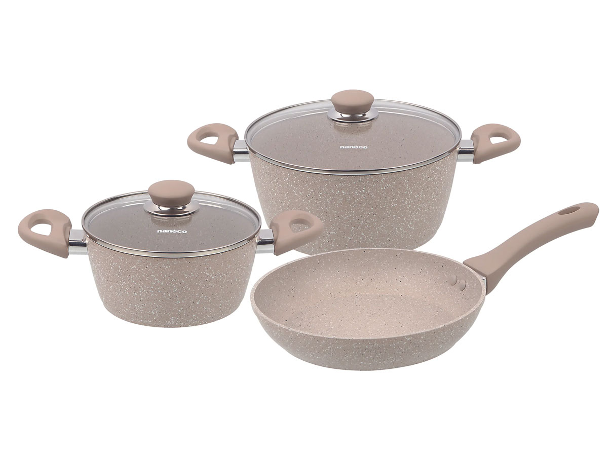Bộ nồi chảo chống dính Nanoco NCWS540