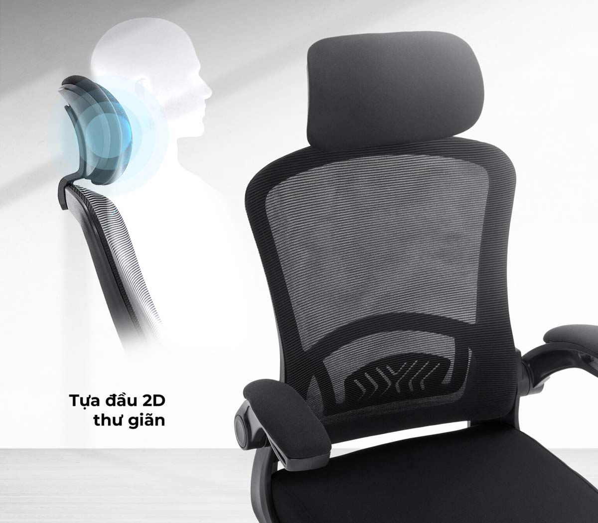 Ghế công thái học ergonomic Warrior Pawn series WEC106 Black - META.vn