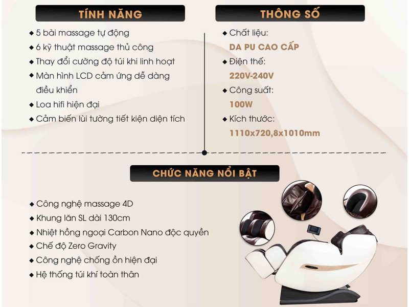 Ghế massage Tree Boss BL 239