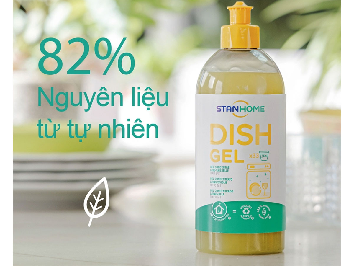Gel rửa bát đậm đặc chuyên dụng cho máy rửa bát All in one Stanhome