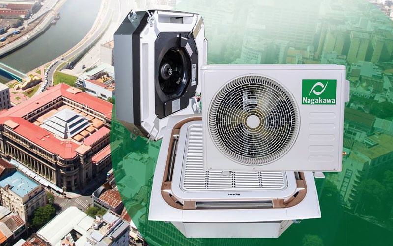 Điều hòa âm trần Cassette 8 hướng thổi NT-A28R1U16 28.000 BTU/h 2 chiều ...