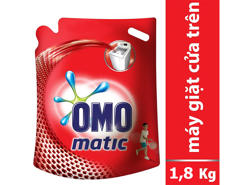 Nước giặt OMO Matic cho máy giặt cửa trên